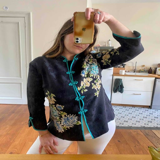 Asian silk blouse