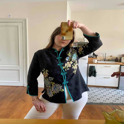 Asian silk blouse