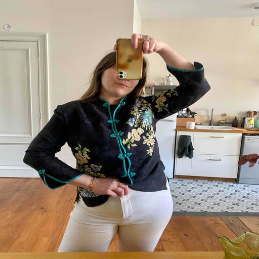 Asian silk blouse