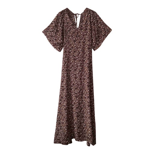 Long silk dress