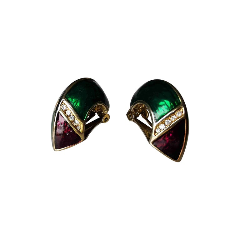 Brass earrings
