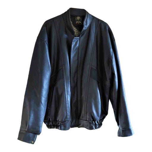 Faux leather jacket