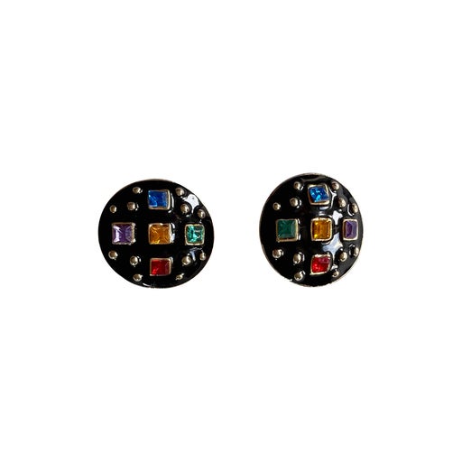 Enamel Earrings