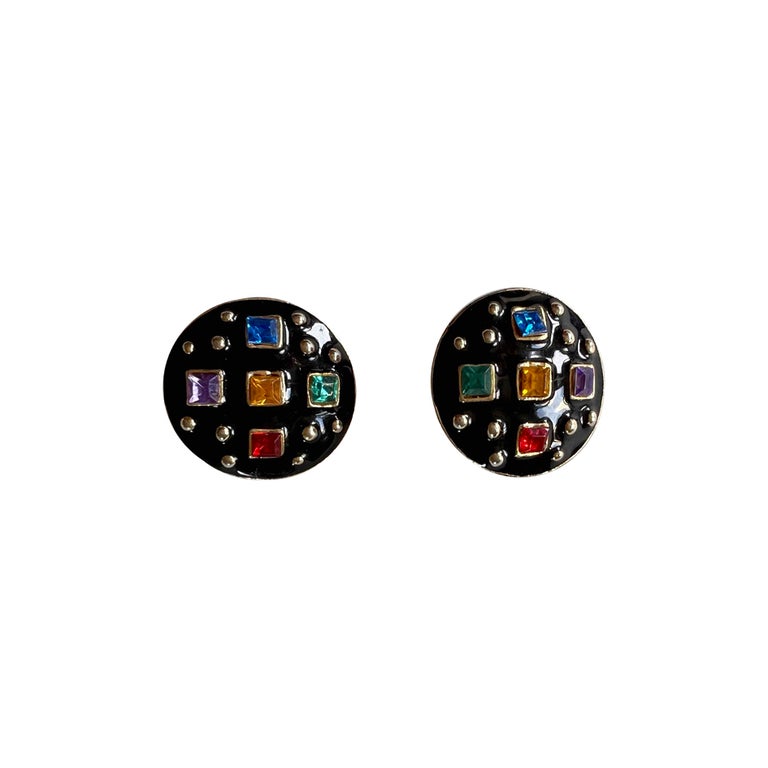 Enamel Earrings