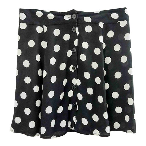 Polka dot mini skirt