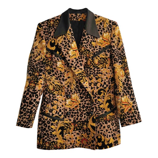 Leopard blazer