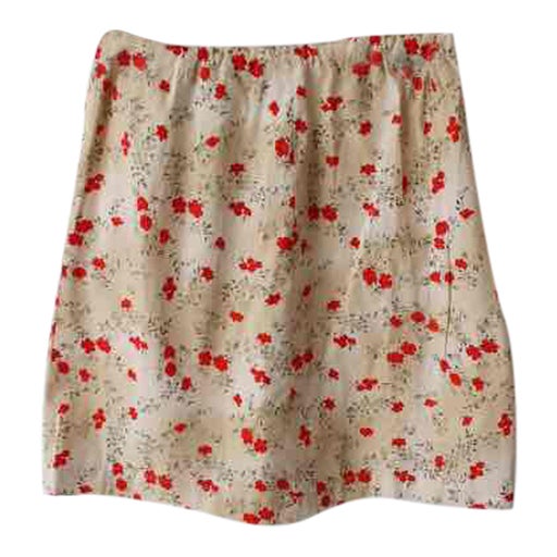 Cotton mini skirt
