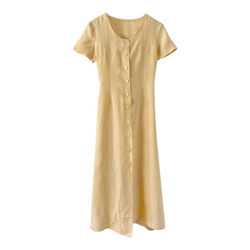 Long linen dress
