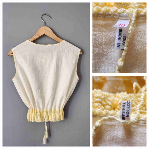 Cotton crop top