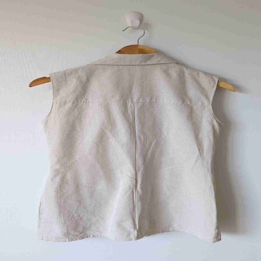 Linen and cotton top