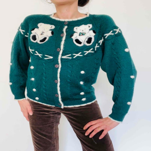 Teddy bear cardigan