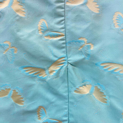 Silk mini skirt