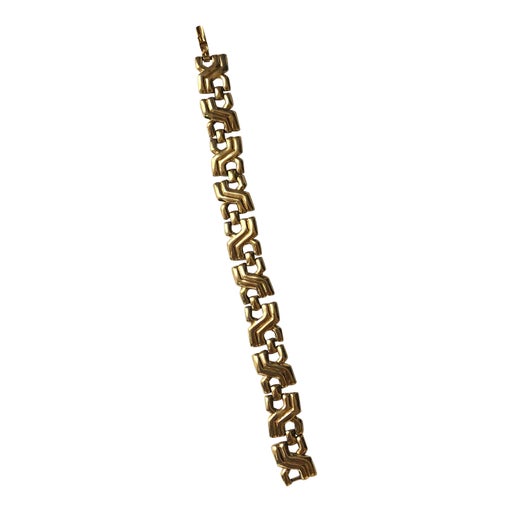 Gold metal bracelet