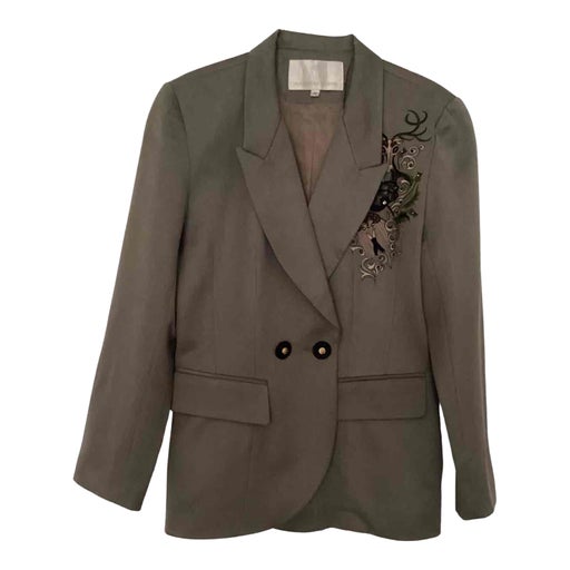 Embroidered blazer