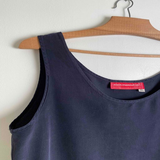 Silk tank top