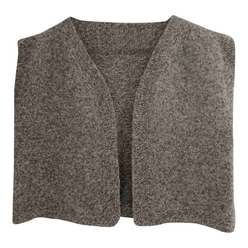 Sleeveless wool vest