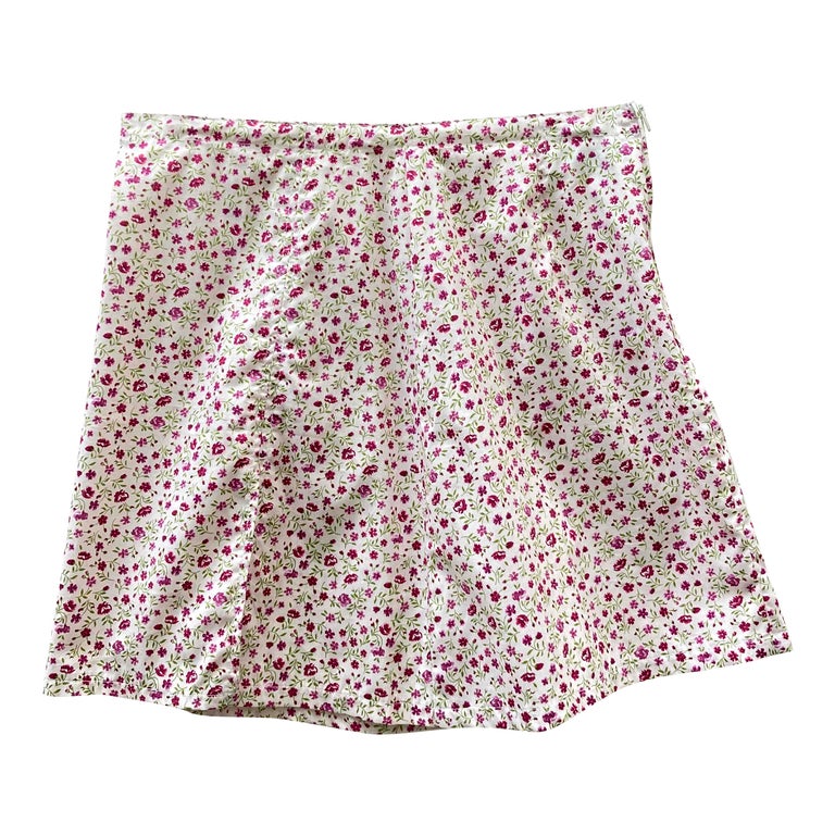 Mini-jupe en coton
