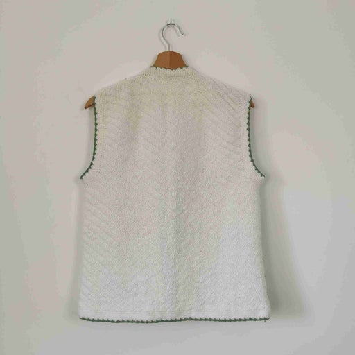 Gilet sans manche à fleurs