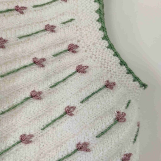 Gilet sans manche à fleurs