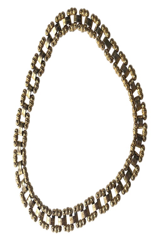 Large chain link necklace