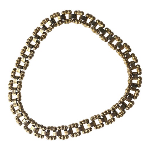Large chain link necklace