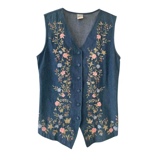 Sleeveless cotton vest