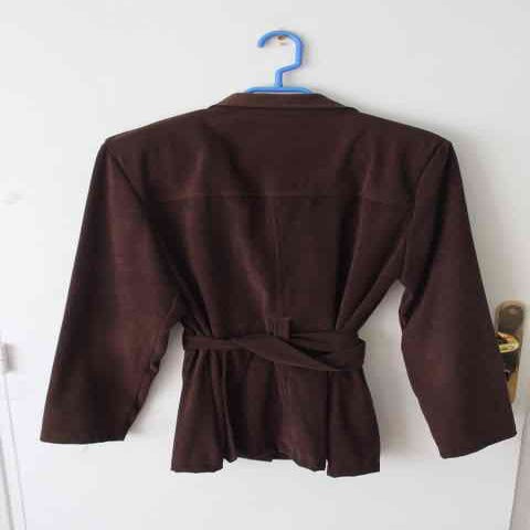 Velvet safari jacket