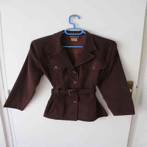 Velvet safari jacket