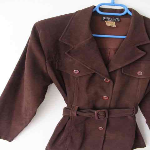 Velvet safari jacket
