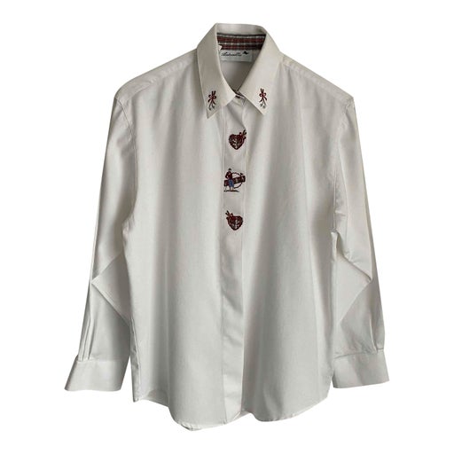 Embroidered cotton shirt
