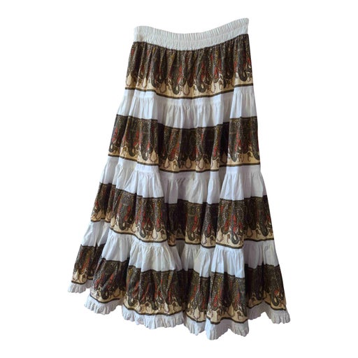 Provencal cotton skirt