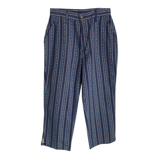 Cotton cropped trousers