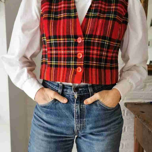 Gilet sans manche en laine