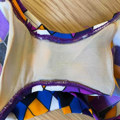 60's patterned swimsuit