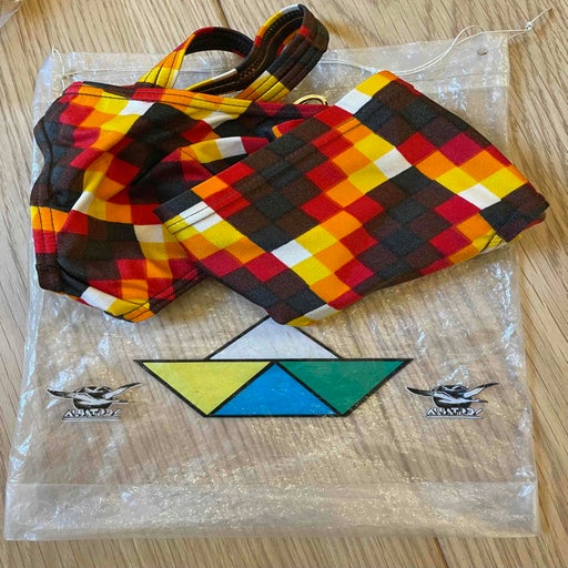 60's patterned swimsuit