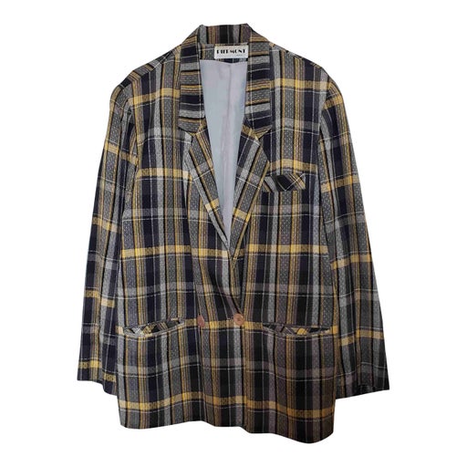 Checked blazer
