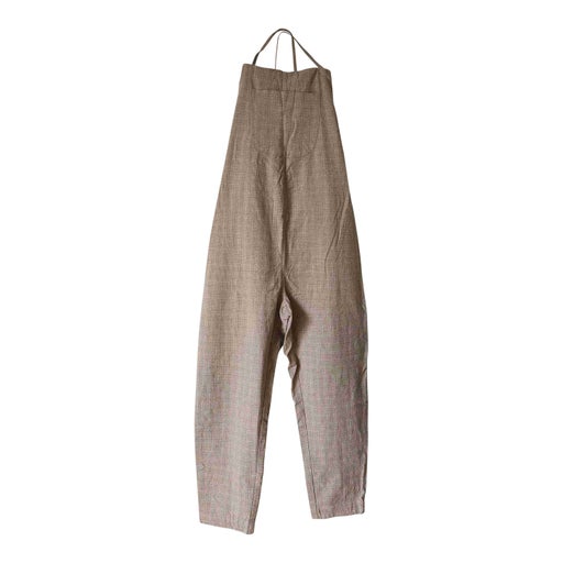 Checked dungarees
