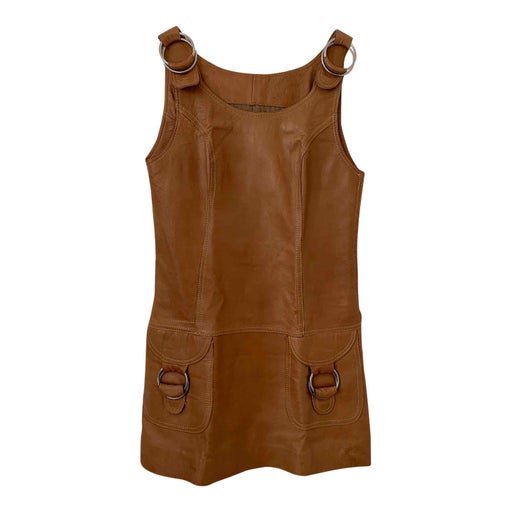 Robe en cuir