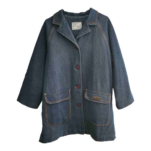 Veste longue en jean