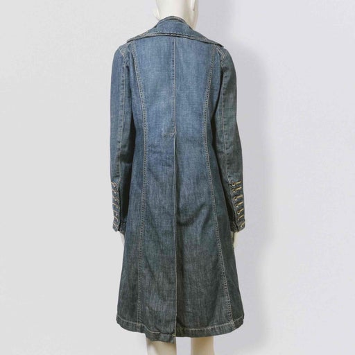 Long denim jacket