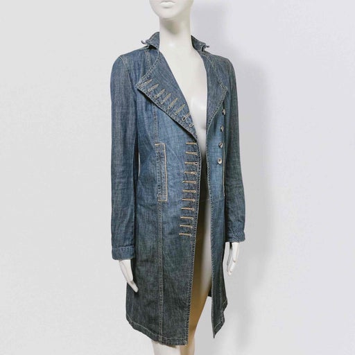 Long denim jacket