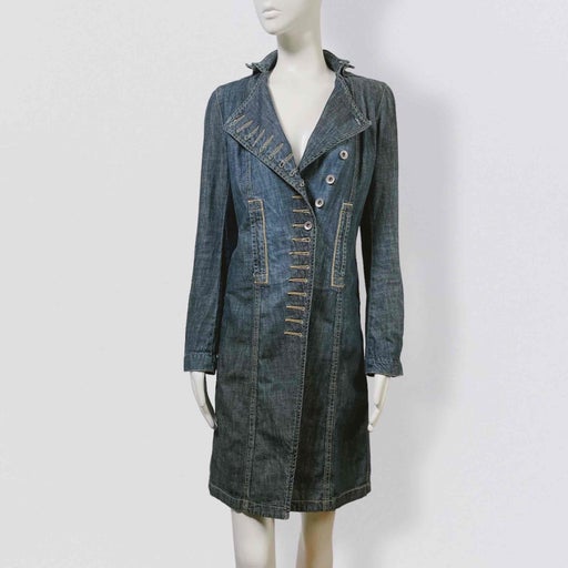 Long denim jacket