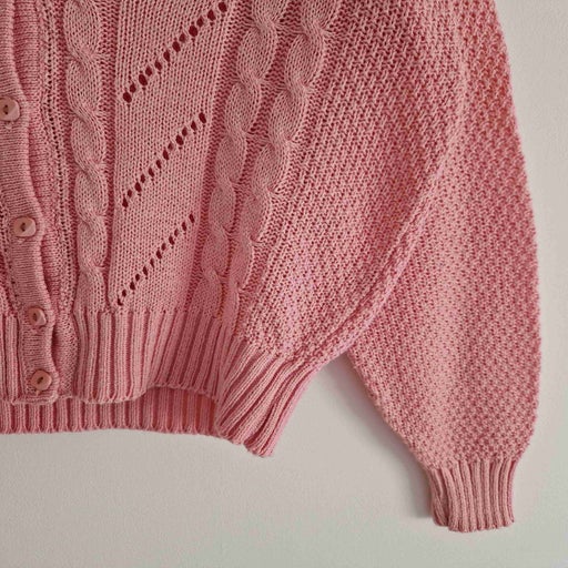 Openwork cardigan