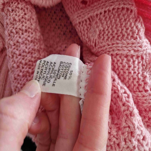Openwork cardigan