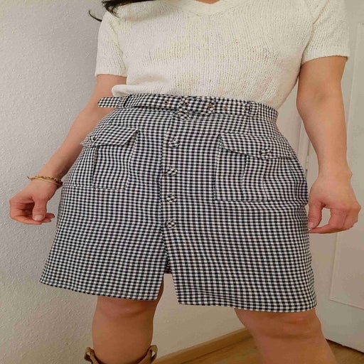 Gingham skirt