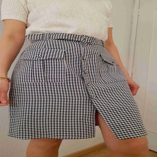 Gingham skirt