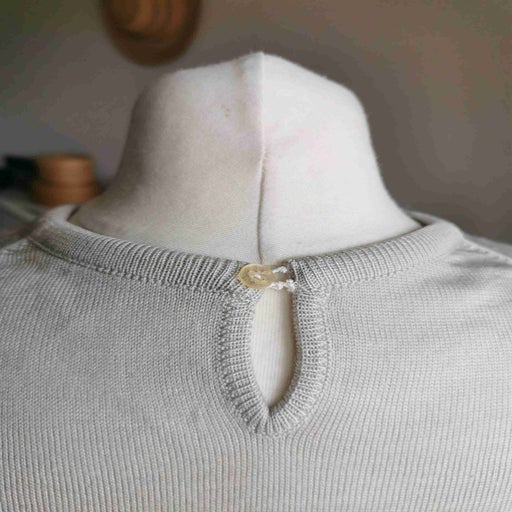 Openwork sweater