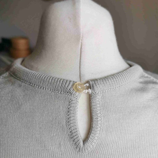 Openwork sweater