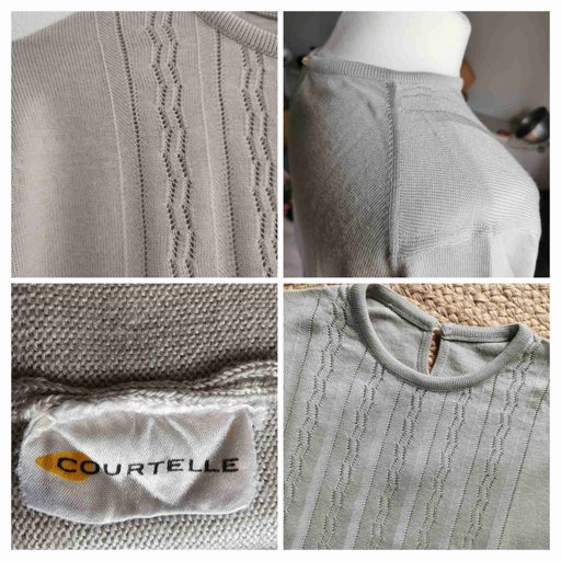 Openwork sweater