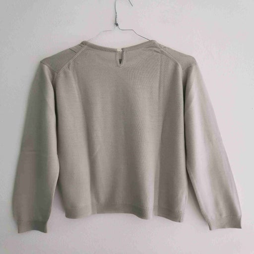 Openwork sweater